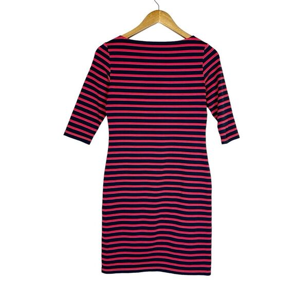 Saint James - Propriano III Anti-UV Stretch Dress in Navy/Red US Size 4 - Picture 3 of 9